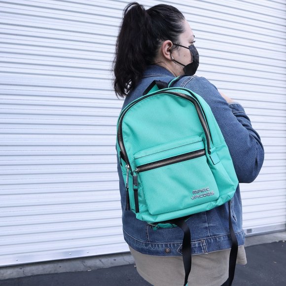 NWT Marc Jacobs Trek Pack Medium Backpack Green main image 10
